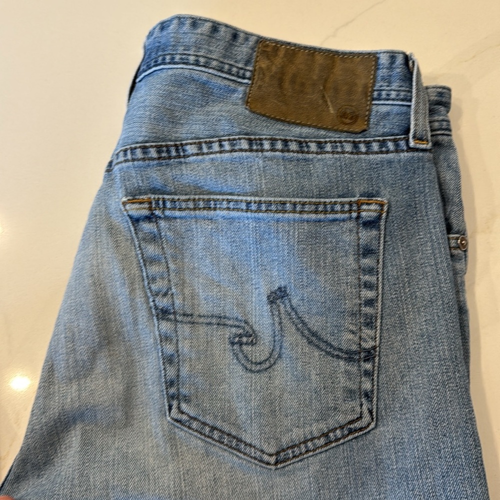 AG Jeans. Everett Fit. 33x34. Light Blue. Great Condition. No alterations